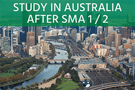 Study in Australia after SMA 1 or 2